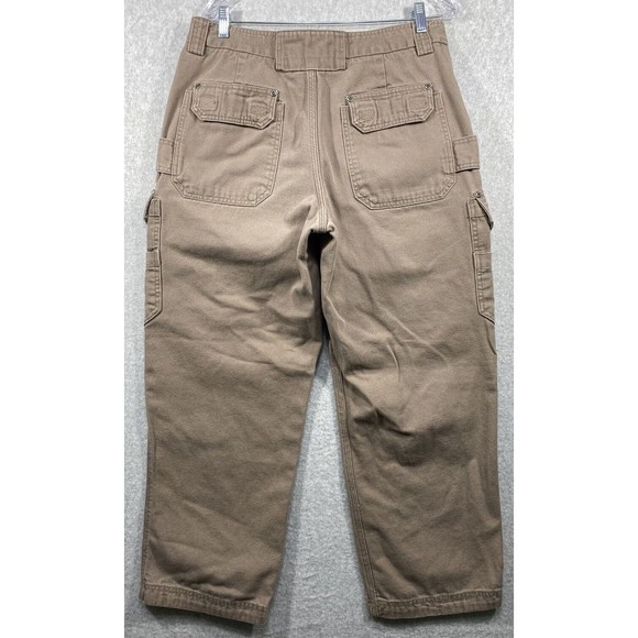 Duluth Trading Company Pants Men's‎ 36x30 (34x27) Canvas Cargo Tan Relaxed Fit - Picture 2 of 11